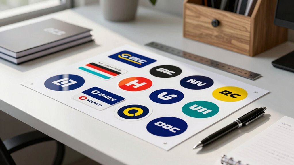 durable flexible branding stickers